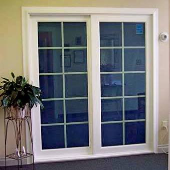 The Pro Series 970 French Rail Patio Door w/ Grids