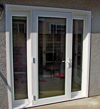 Premium Single French Door with Operable Side Lights v1