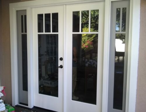 French Door Replacement Project in San Gabriel, CA.