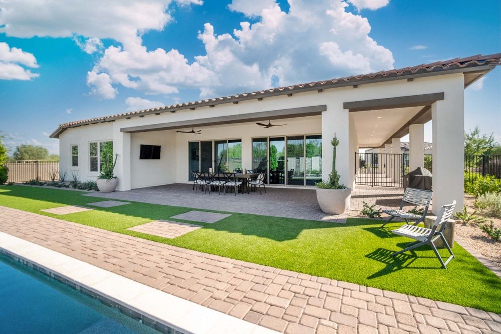 House with Sliding Patio Doors