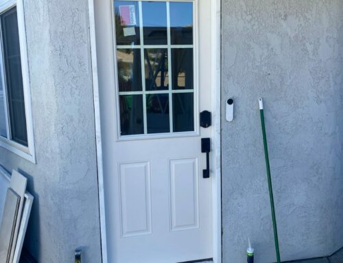 Fiberglass Door Installation in Arcadia, CA.