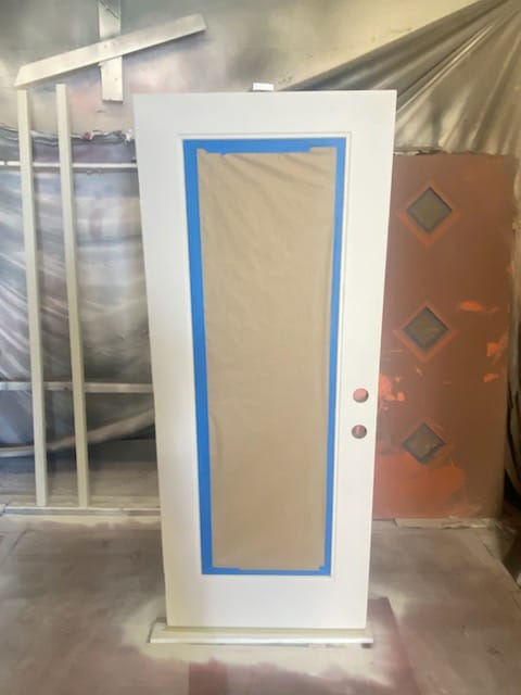 Custom Painted Fiberglass Doors in Southern California
