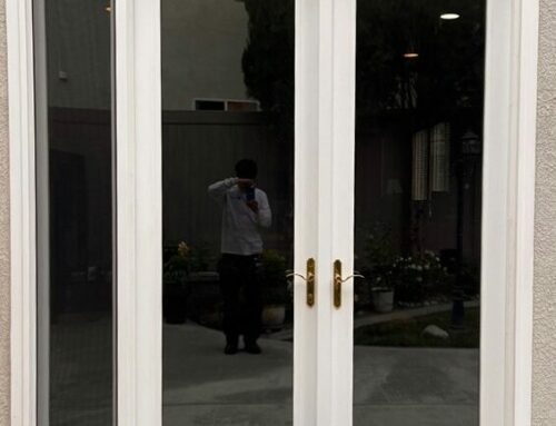 Vinyl French Door with Sidelight Installation in the City of Upland, CA