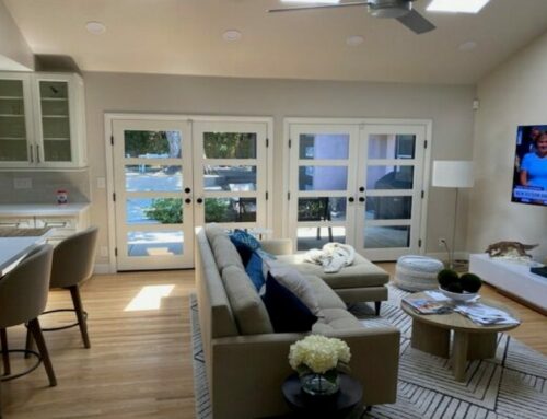 French Doors Create a Brighter and More Open Living Space